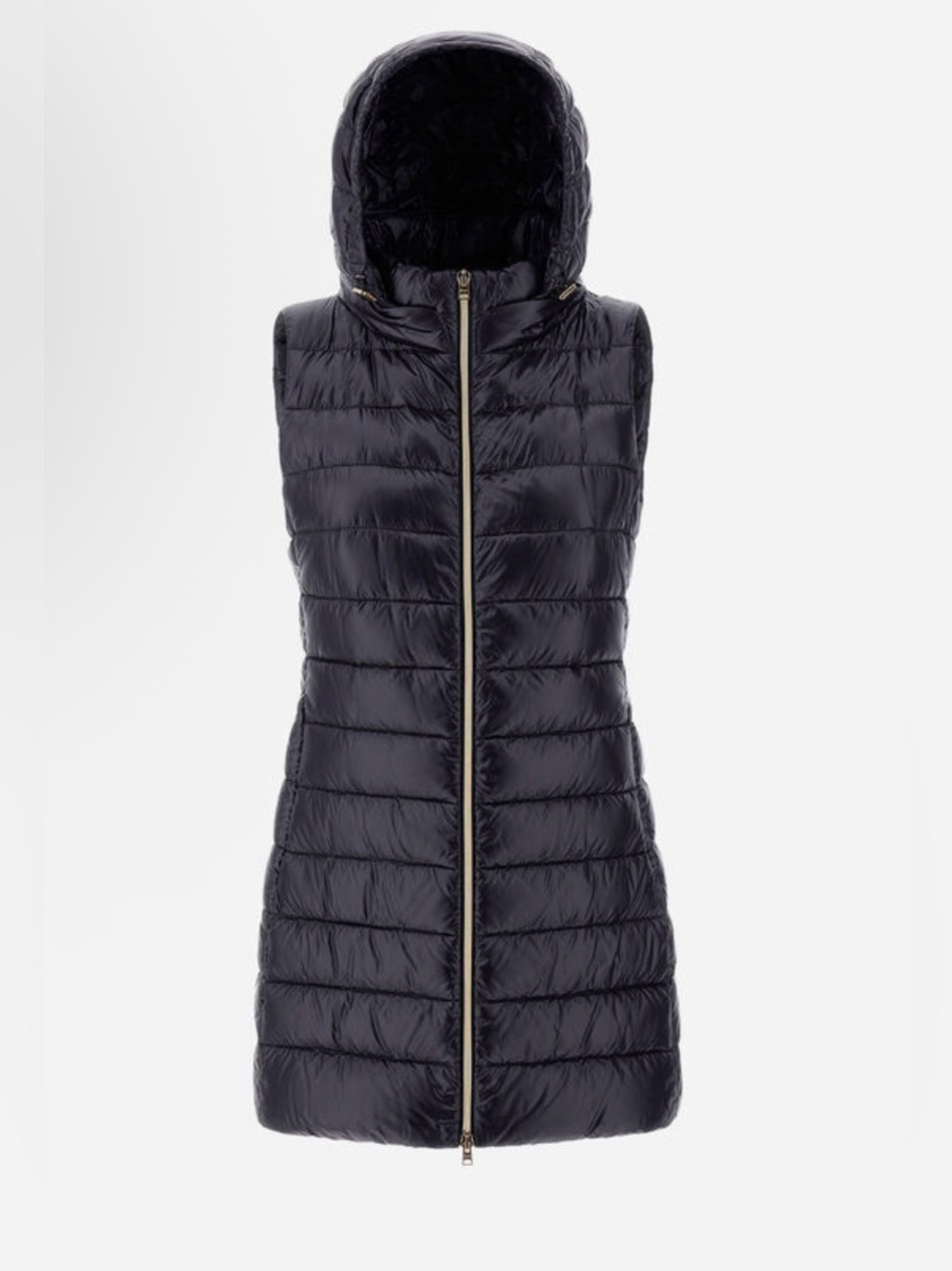 Herno Hooded Puffer vest in Black